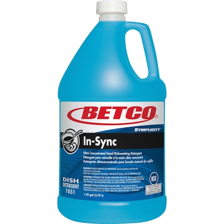 Betco Symplicity In-Sync Dishwashing Detergent - Ready-To-Use Liquid 18510400